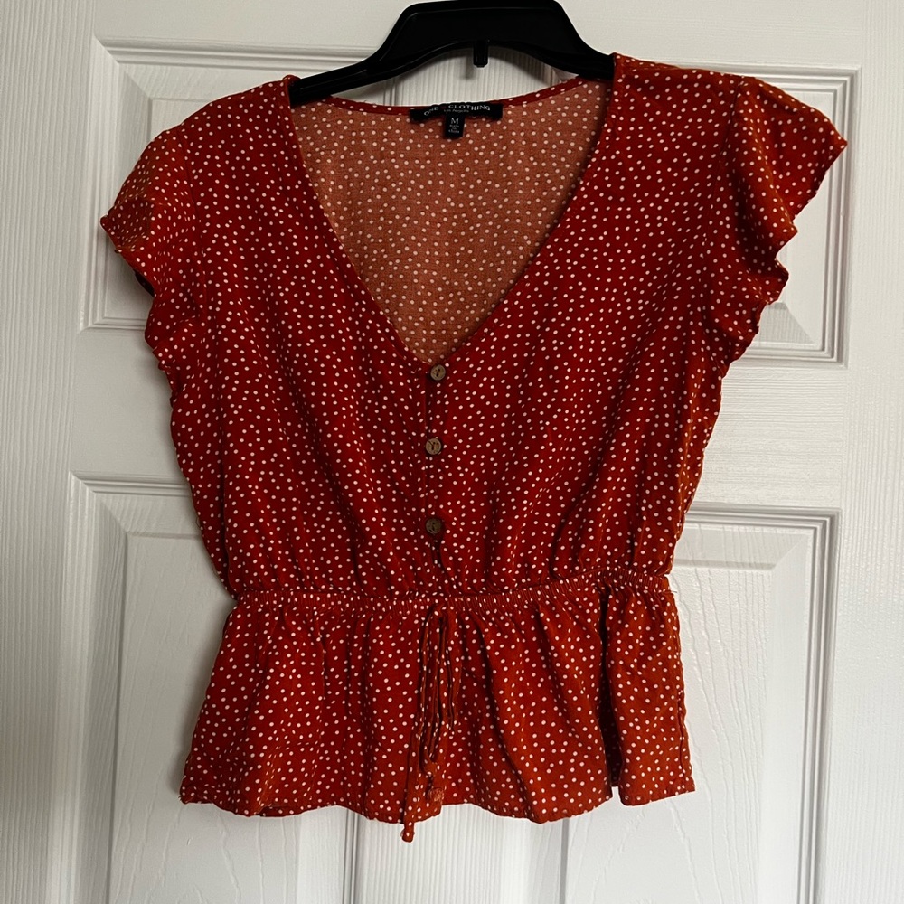 Ruffle button too